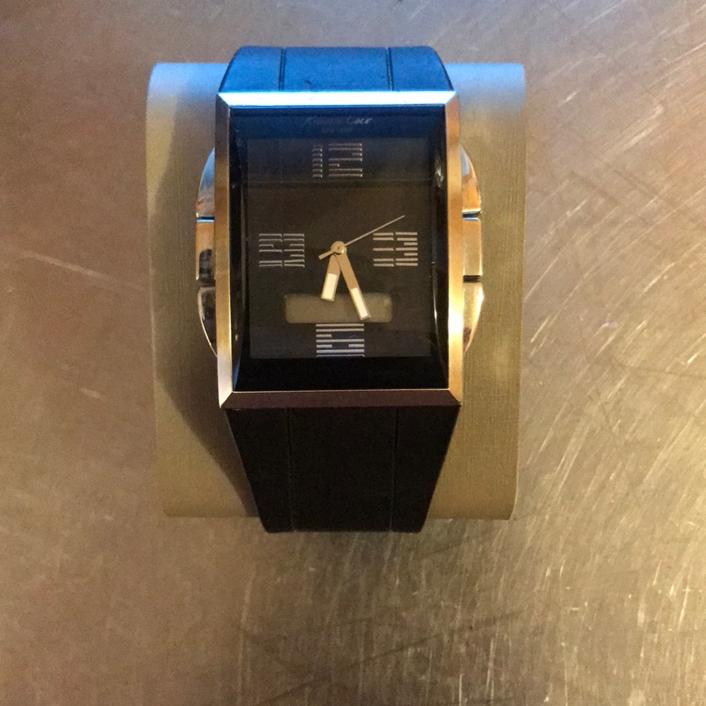 Kennith Cole silicone band watch.